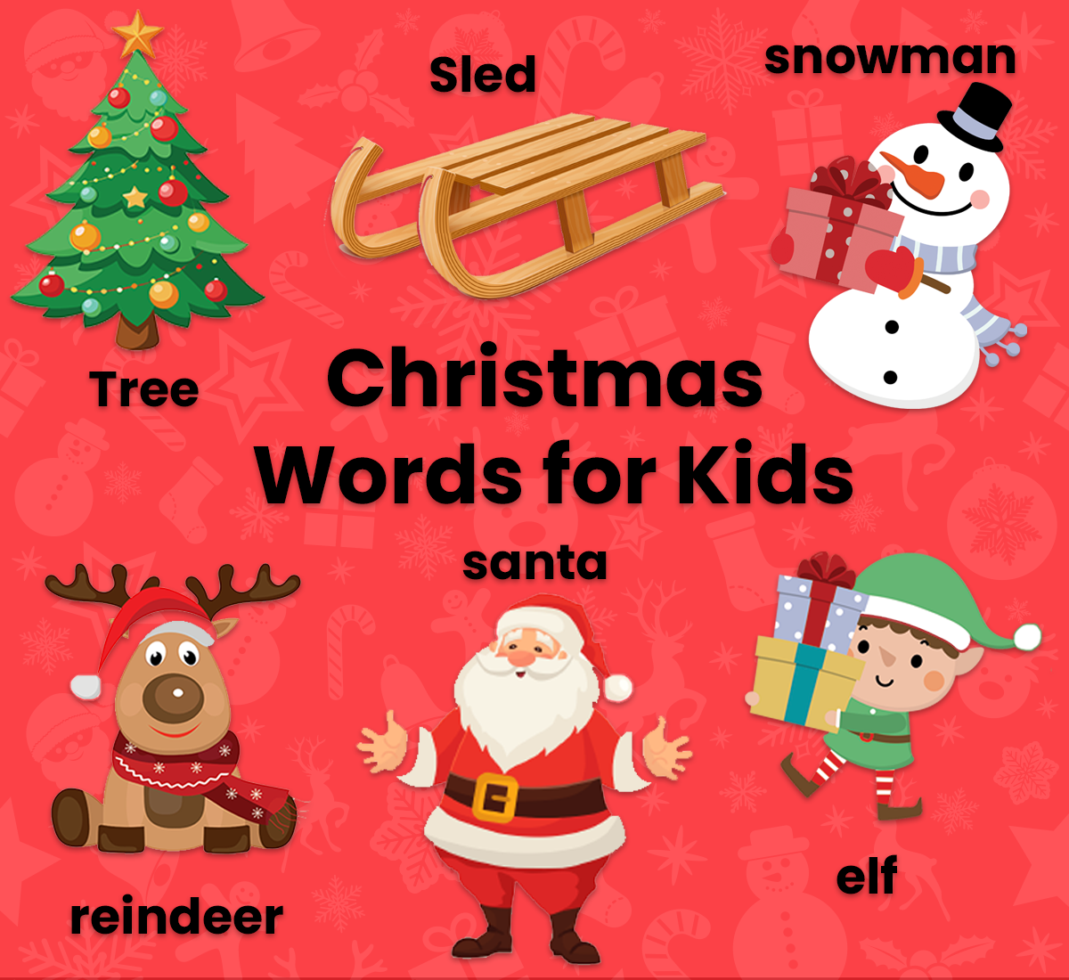 christmas words for kids | abcmouse